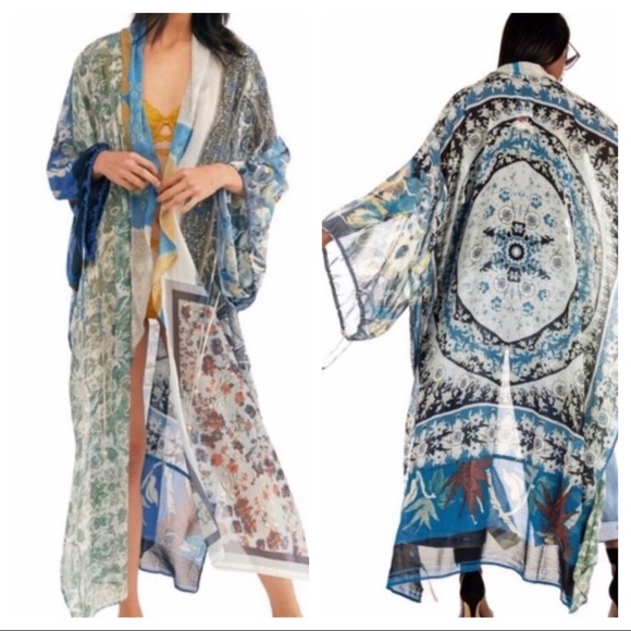 Free People Tops - FREE PEOPLE LEONORA KIMONO DUSTER NWT